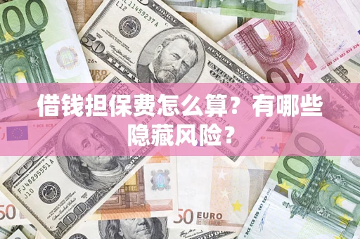济南借钱担保费怎么算？有哪些隐藏风险？