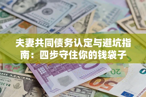 济南夫妻共同债务认定与避坑指南：四步守住你的钱袋子