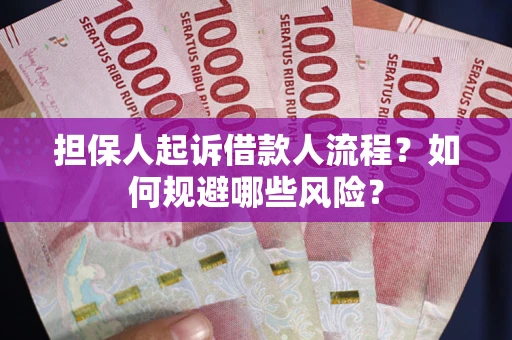 济南担保人起诉借款人流程？如何规避哪些风险？