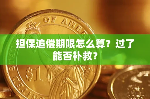 济南担保追偿期限怎么算？过了能否补救？